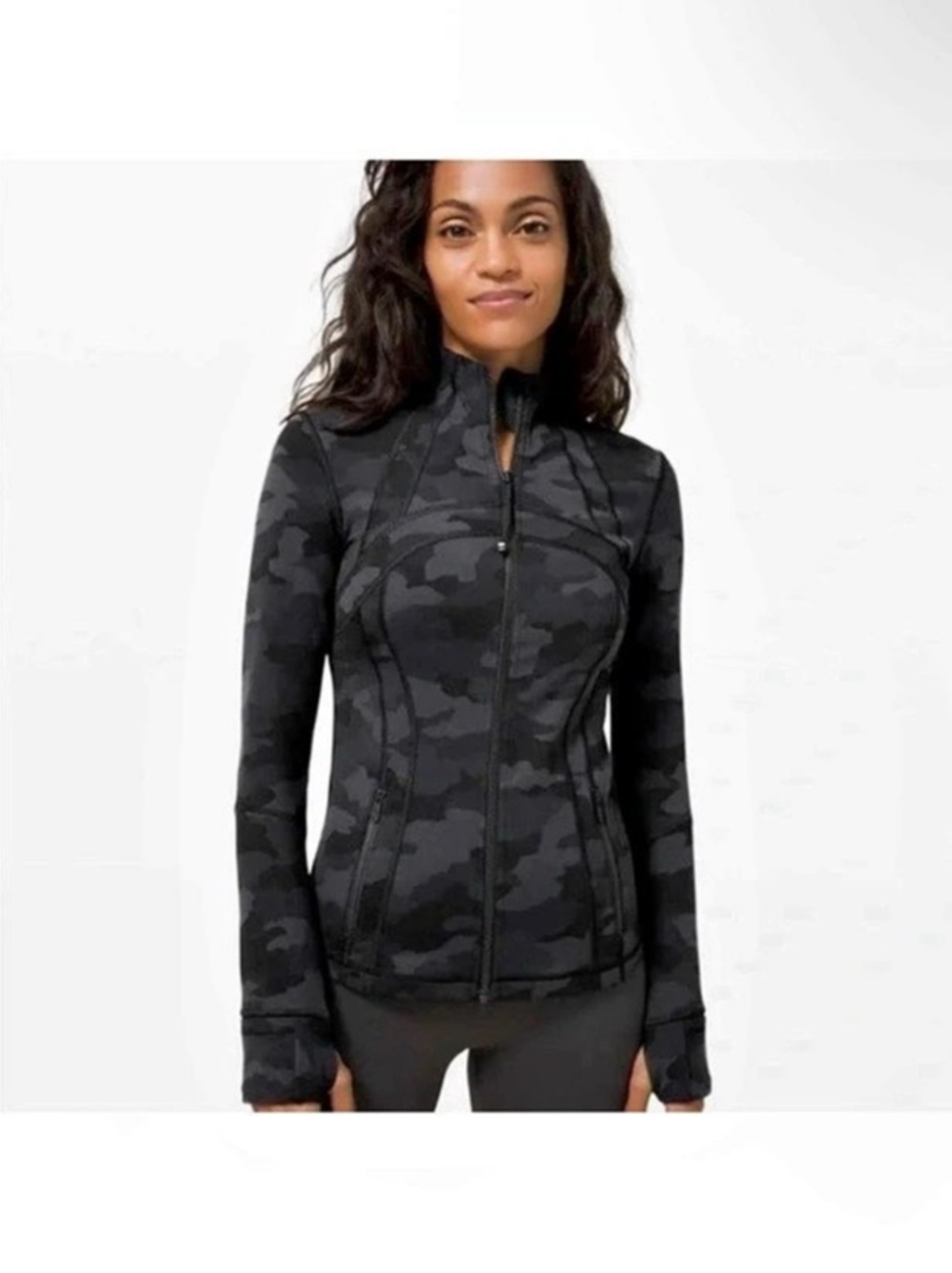 Lululemon Define Jacket Women's Black Camo